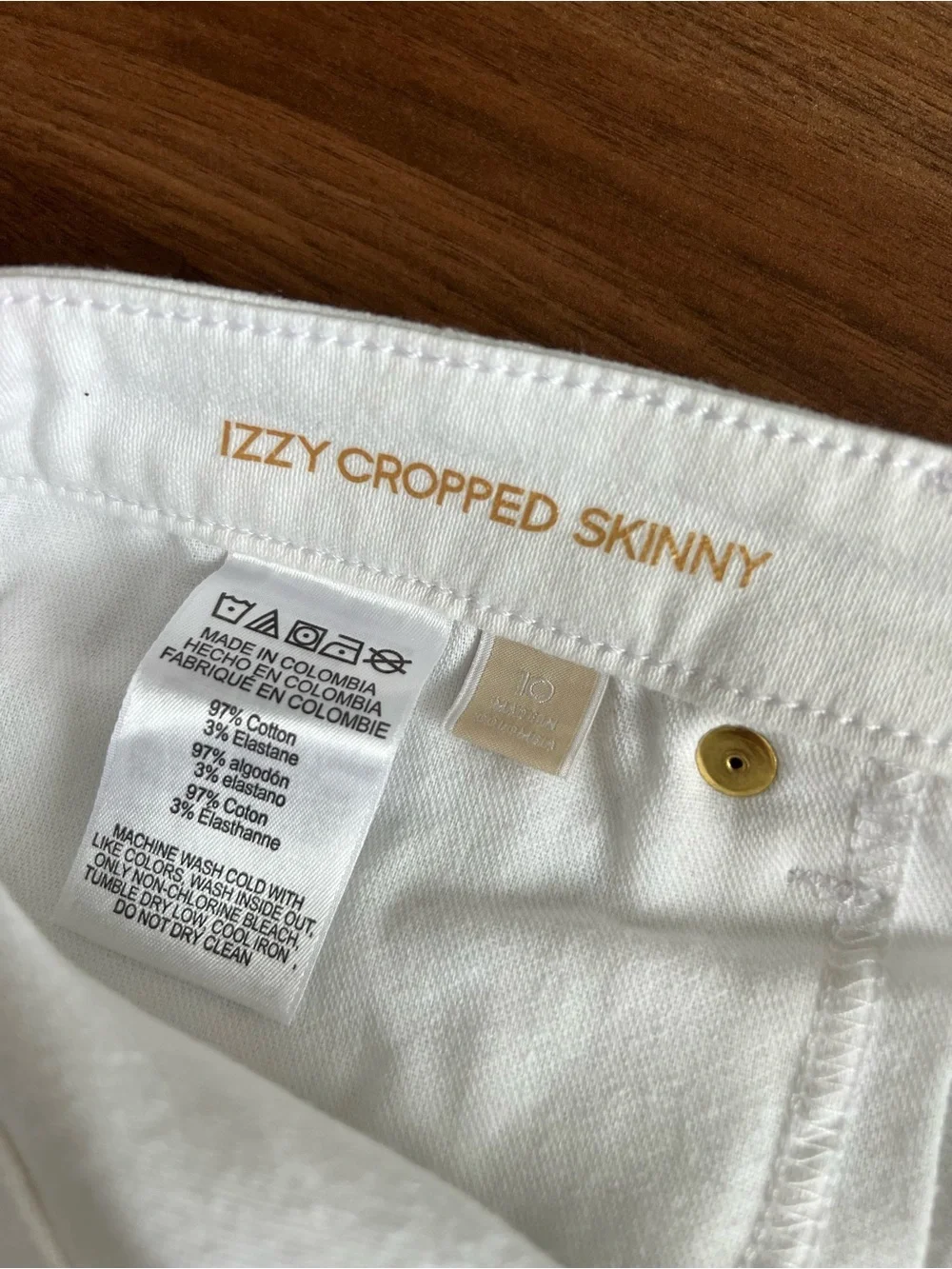 Michael Kors White Cropped Women's Jeans